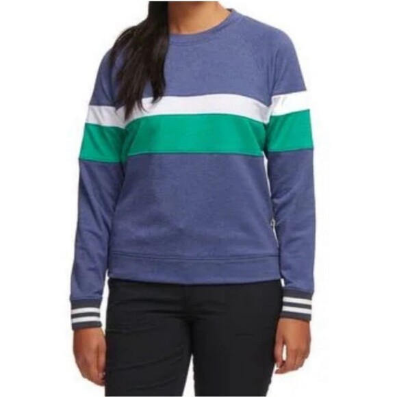 Tops - Cotopaxi Blue and Green Striped Sweatshirt